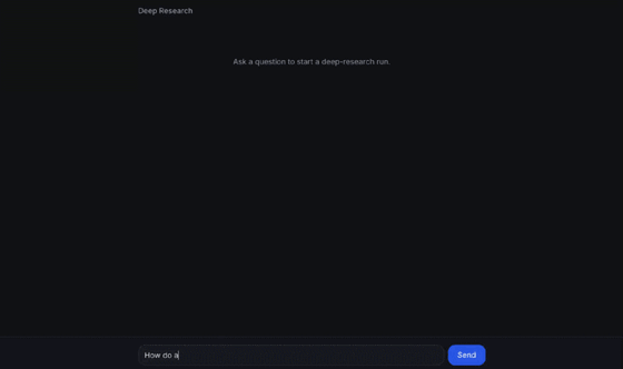 AI Deep Research Chatbot